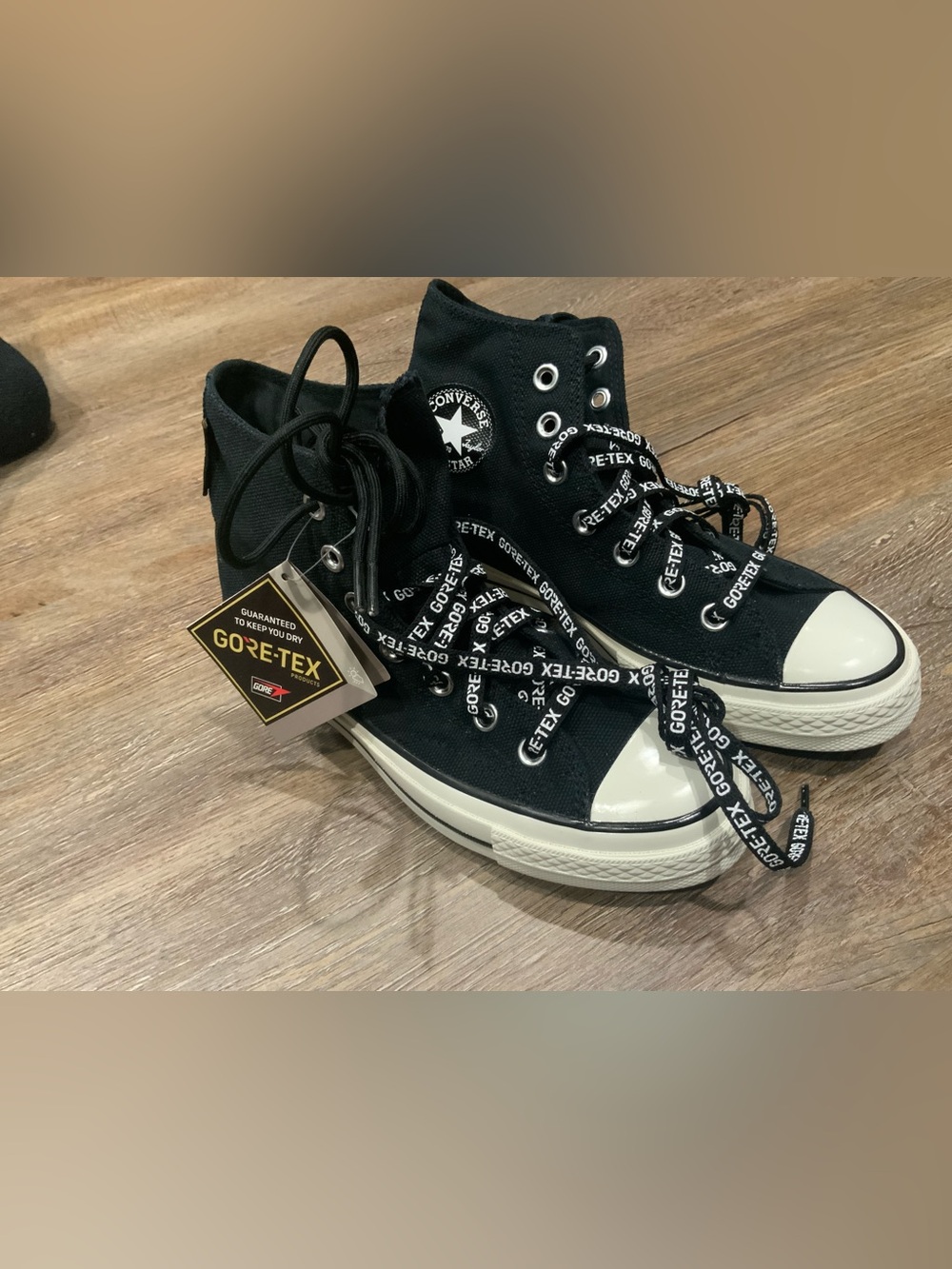 New Converse Chuck 70 Hi Black 163343C Gore-Tex Men's Sz 4 / Wmn Sz 6